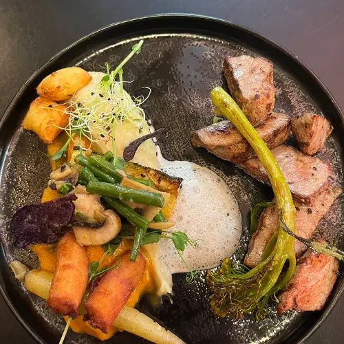 Photographie culinaire plat gastronomique Lyon - Création de contenu Lyon Eats